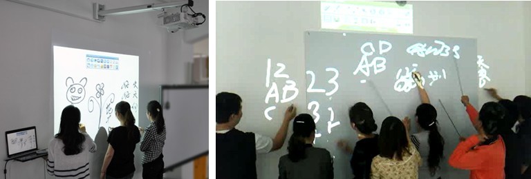 Multi-writing Interactive Projector